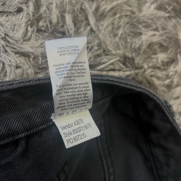 pacsun black cargos, size 26, high rise - Picture 5 of 5